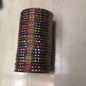 Colorful traditional afghani bangles🌹